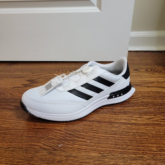 adidas S2G BOA 24 Men's Golf Shoes, IF0286, White w Black, New in Box, US 13 - Picture 6 of 15